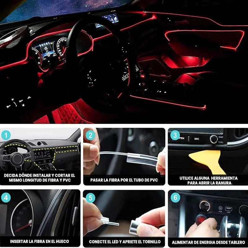 LED RGB para Tablero de Interior™ de Coche