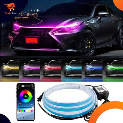 Tira LED RGB™ Multicolor para Capo de Coche